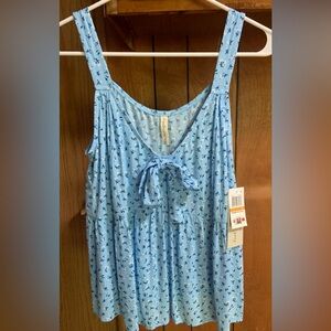 NWT Kingston grey size S blue tank top